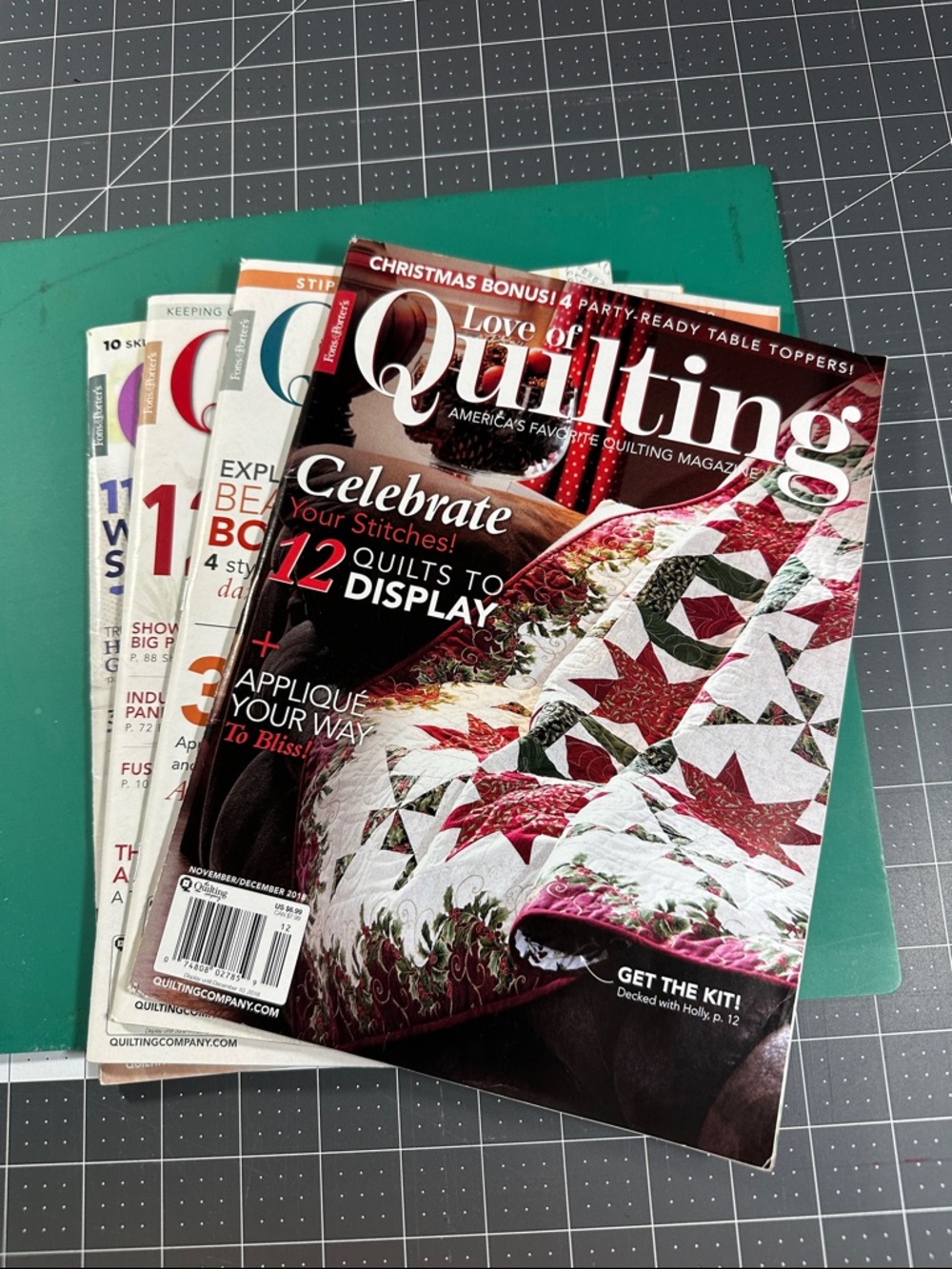 Vintage Love of Quilting magazines Lot of 4